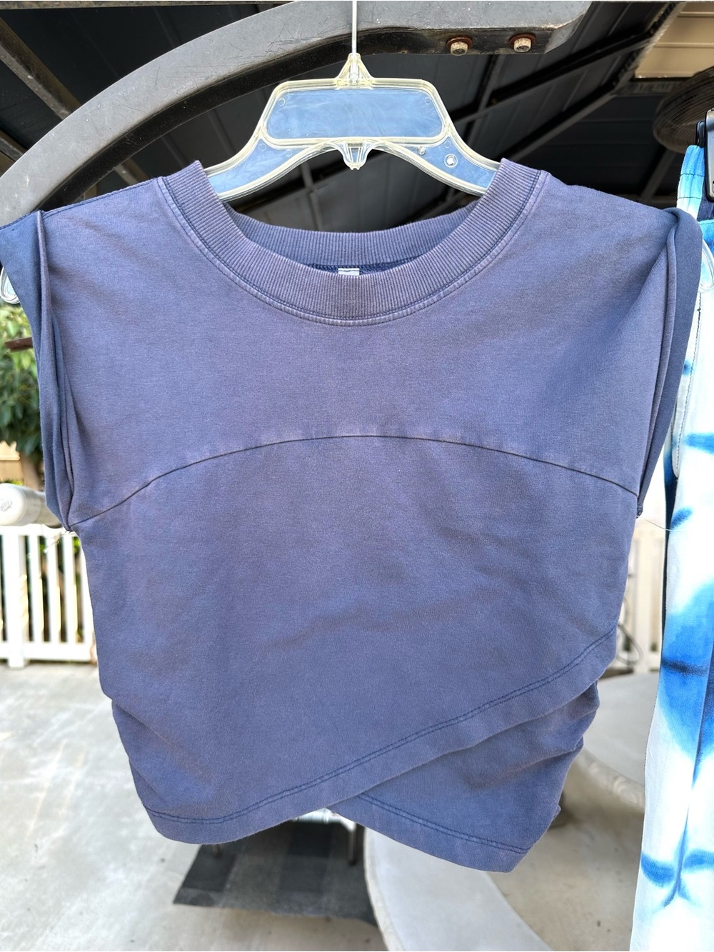 NEW FREE PEOPLE SHIBORI NAVY COMBO CROSSOVER SET SIZE XS!!!! - Picture 7 of 7
